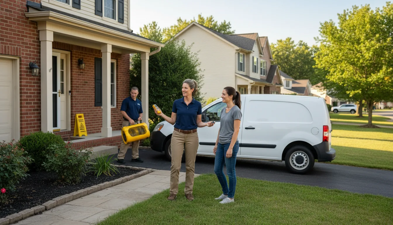 Water restoration image for Water Damage & Restoration Services in Mount Calm, TX